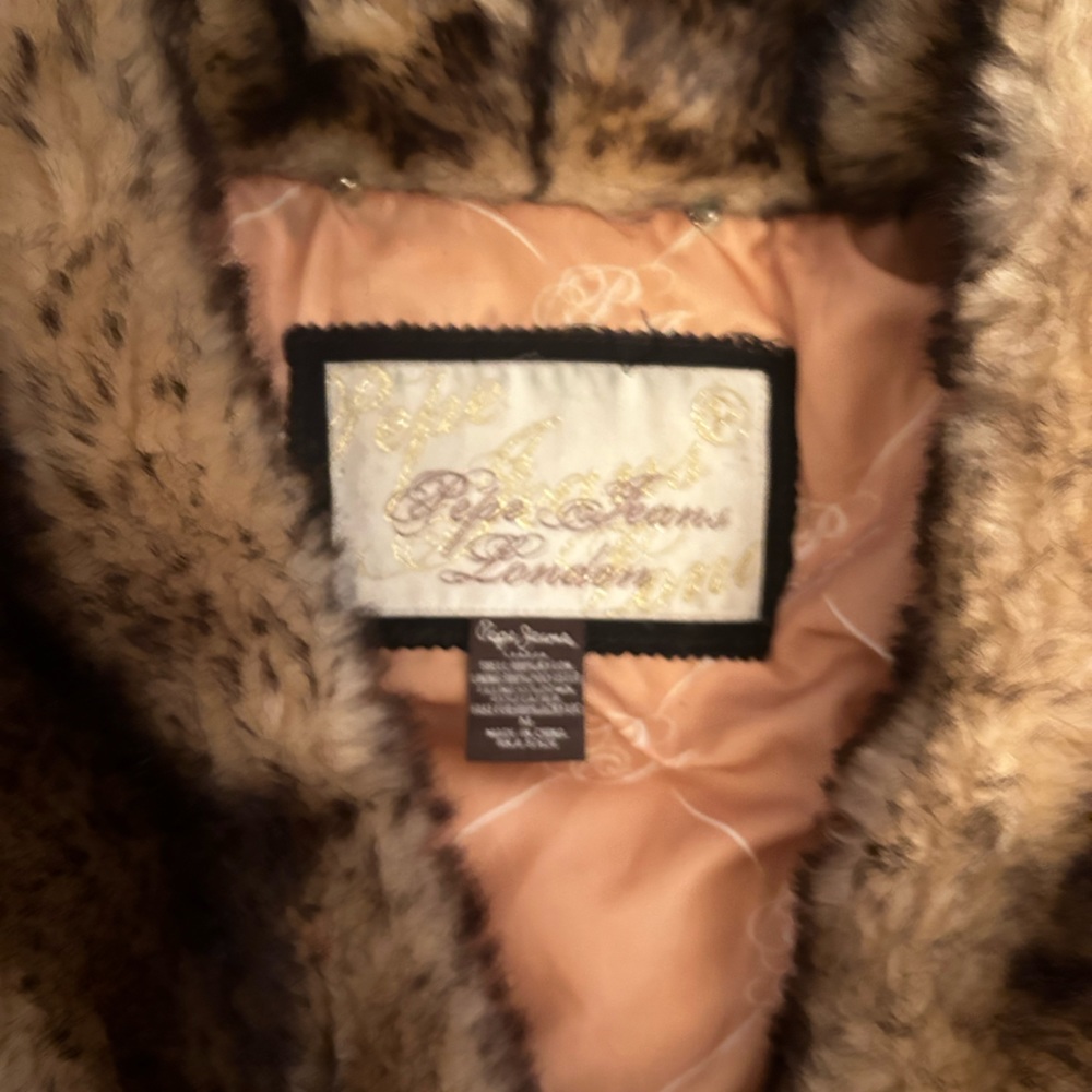 Vintage Pepe Jeans Fur Trim Puffer Bubble Coat - Picture 6 of 6